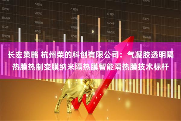 长宏策略 杭州荣的科创有限公司：气凝胶透明隔热膜热制变膜纳米隔热膜智能隔热膜技术标杆